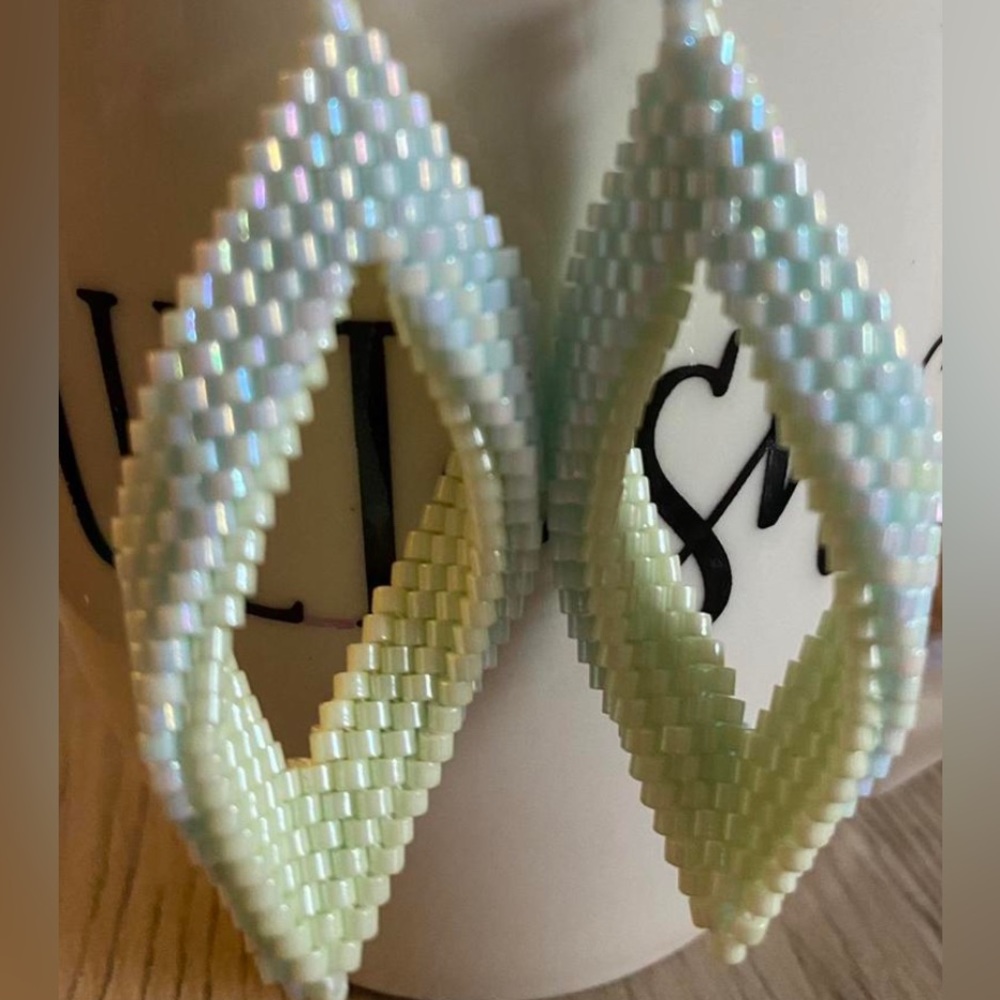 Unique handmade beaded earrings